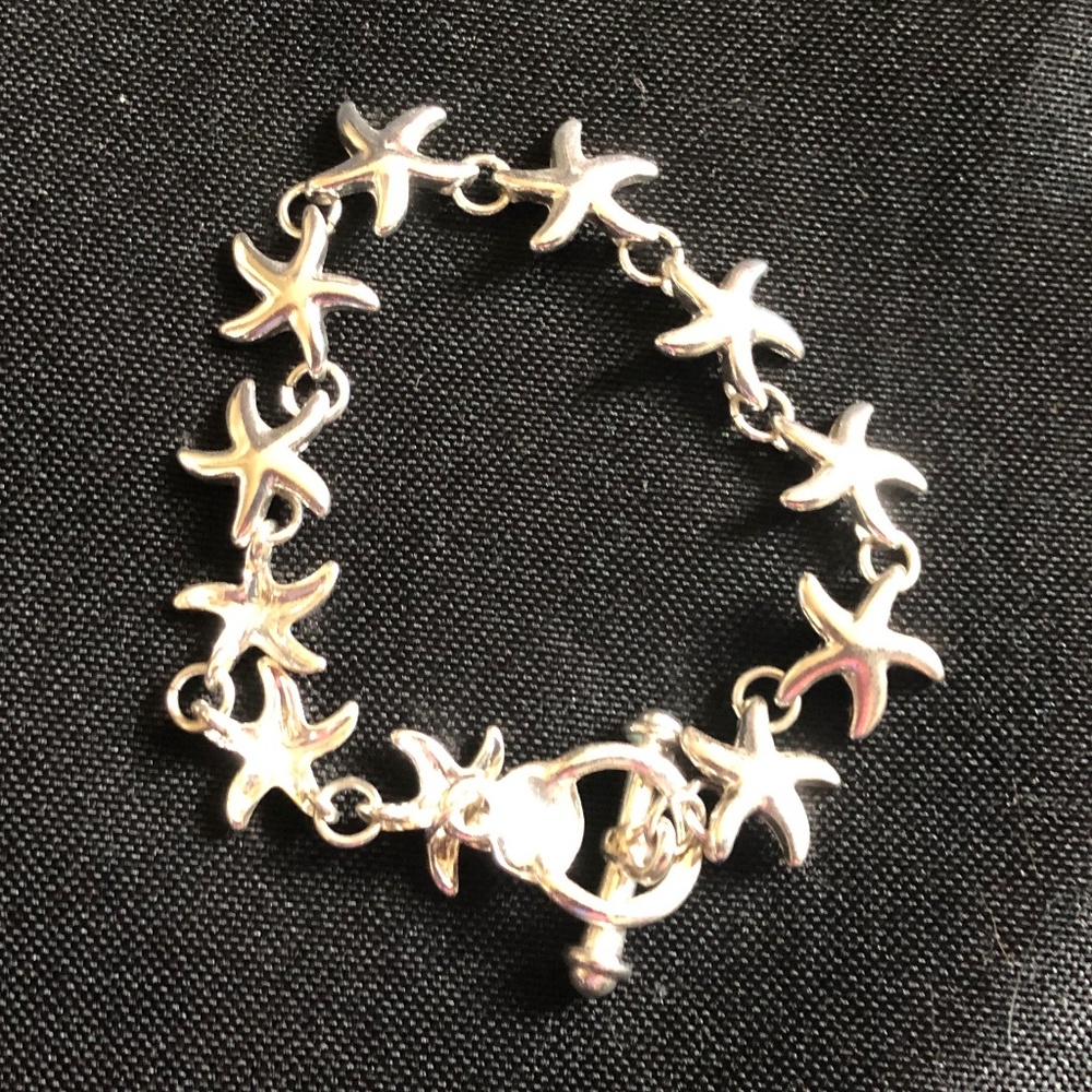 Silver Starfish Bracelet